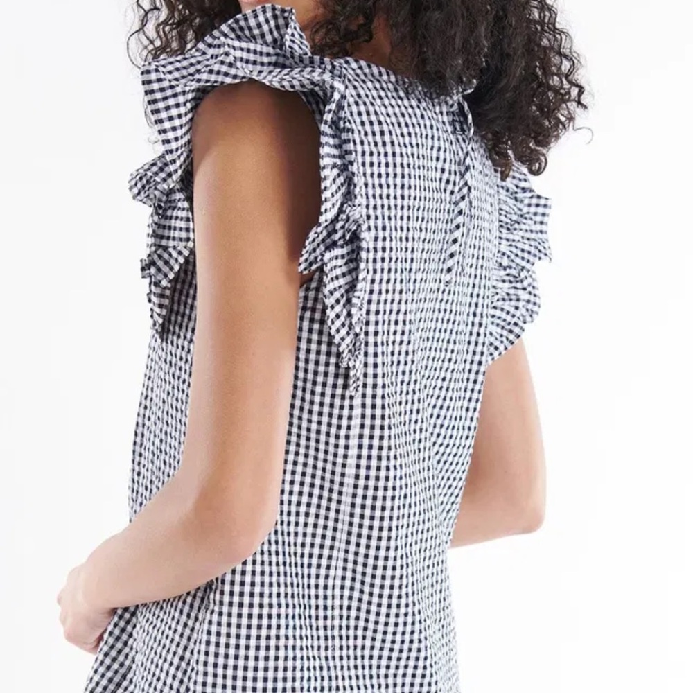 Elle Ruffle Sleeve Blouse - Picture 1 of 8
